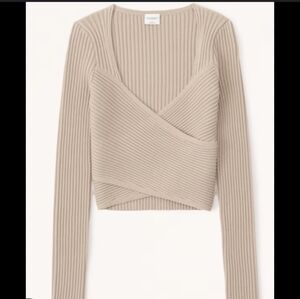 NWT Abercrombie & Fitch Luxeloft Slim Wrap Sweater